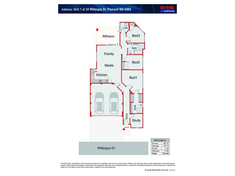 1/34 Willespie Drive, Pearsall WA 6065