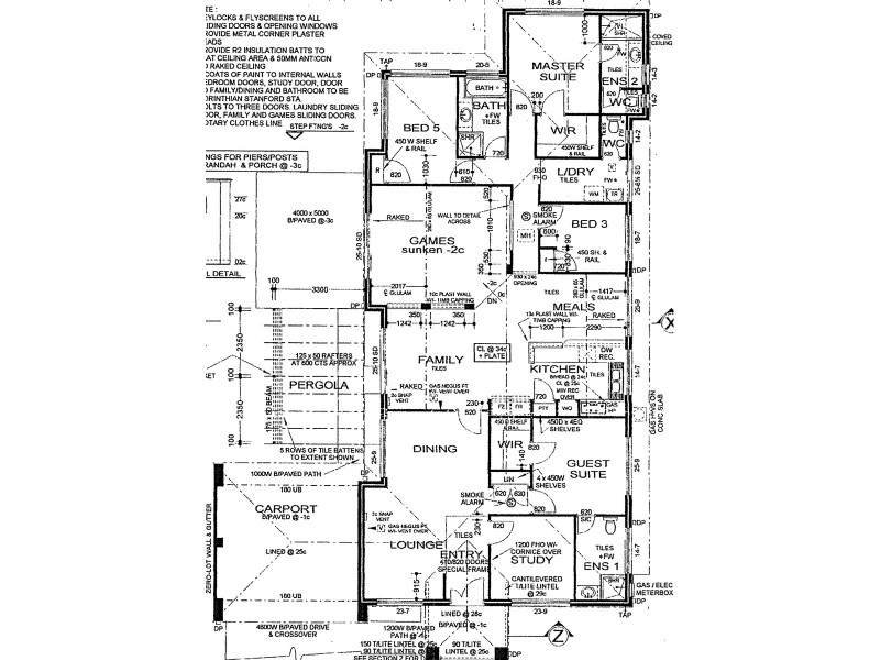 6 Rocnoke Lane, Currambine WA 6028 Floorplan