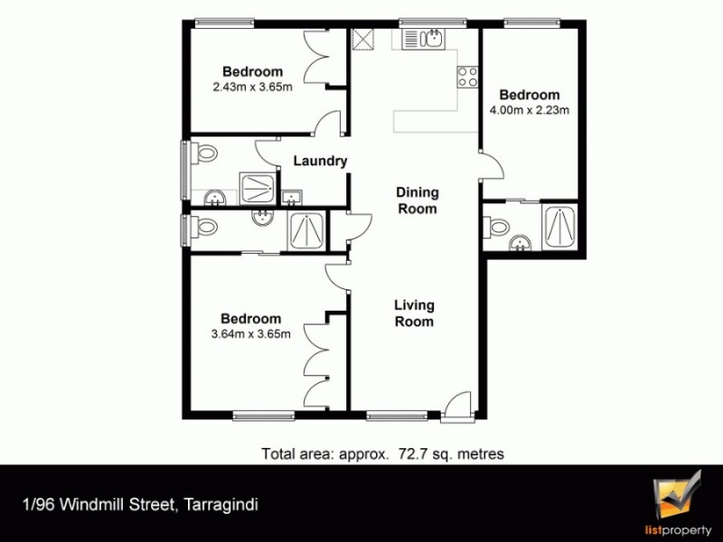 1/94-96 Windmill Street, Tarragindi QLD 4121 Floorplan