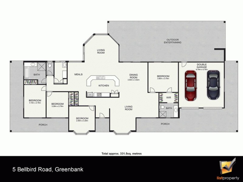 5 Bellbird Dr, Greenbank QLD 4124 Floorplan