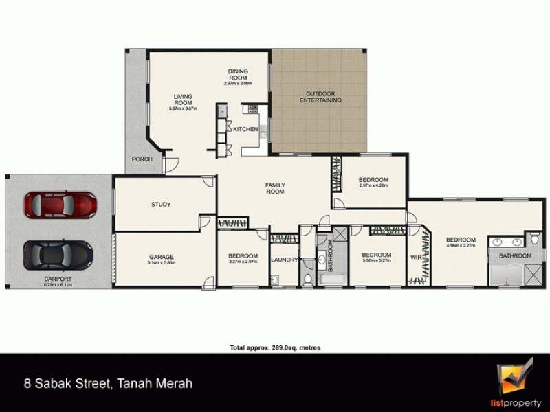 8 Sabak St, Tanah Merah QLD 4128 Floorplan