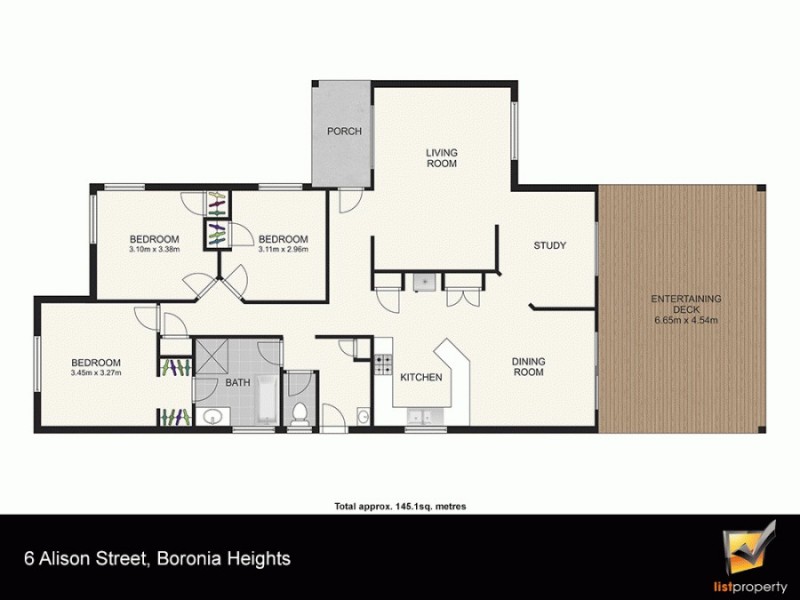 6 Alison St, Boronia Heights QLD 4124 Floorplan