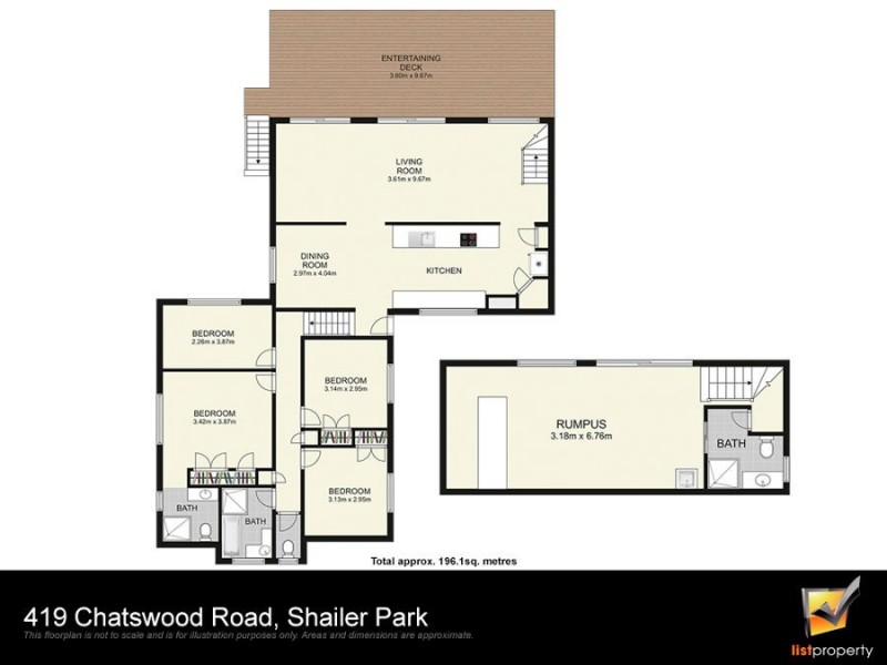 419 Chatswood Rd, Shailer Park QLD 4128 Floorplan