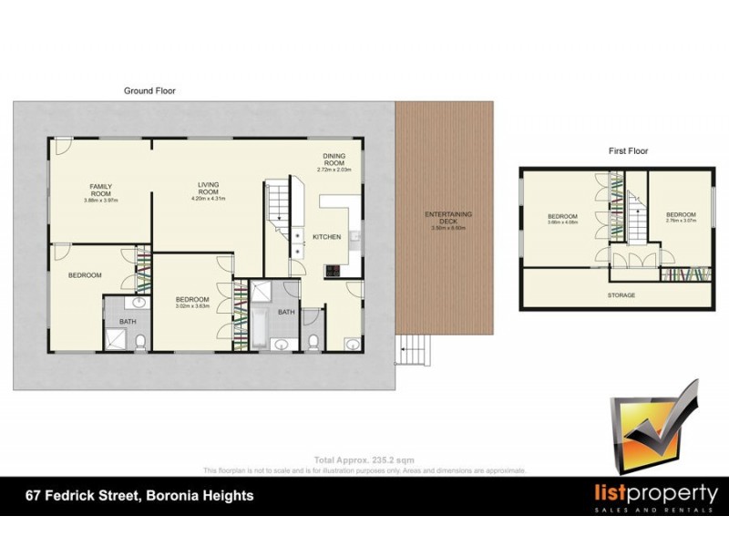 67 Fedrick St, Boronia Heights QLD 4124 Floorplan