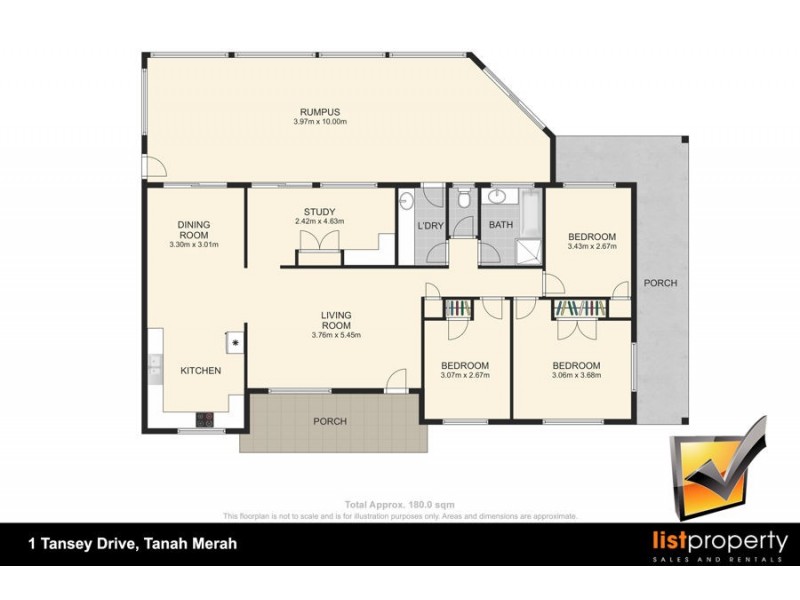 1 Tansey Dr, Tanah Merah QLD 4128 Floorplan
