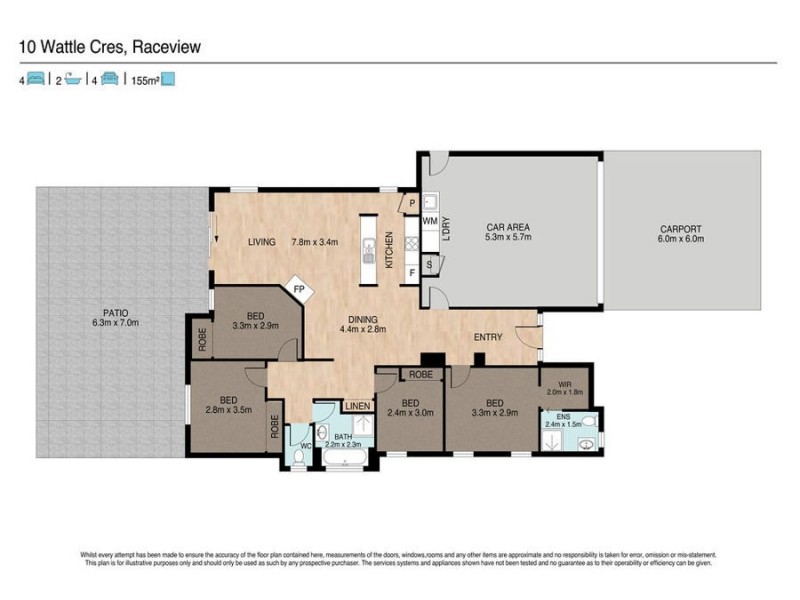 10 Wattle Crescent, Raceview QLD 4305 Floorplan