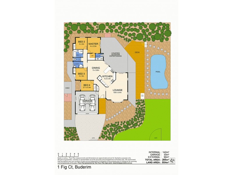 1 Fig Court, Buderim QLD 4556 Floorplan