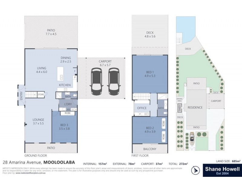 28 Amarina Ave, Mooloolaba QLD 4557 Floorplan