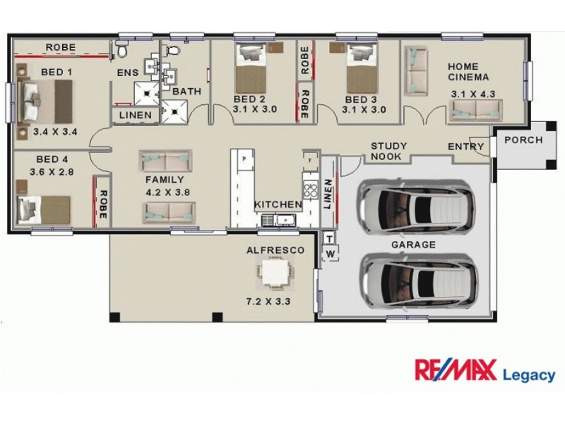 Narangba QLD 4504 Floorplan