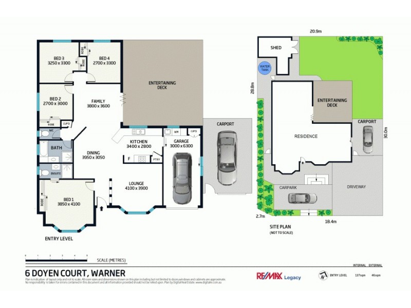 6 DOYEN COURT, Warner QLD 4500 Floorplan