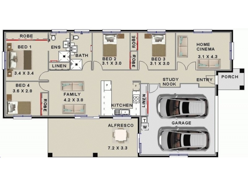 Morayfield QLD 4506 Floorplan