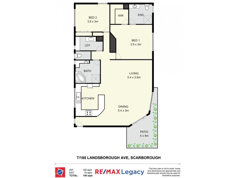 7/185 Landsborough Ave, Scarborough QLD 4020 Floorplan