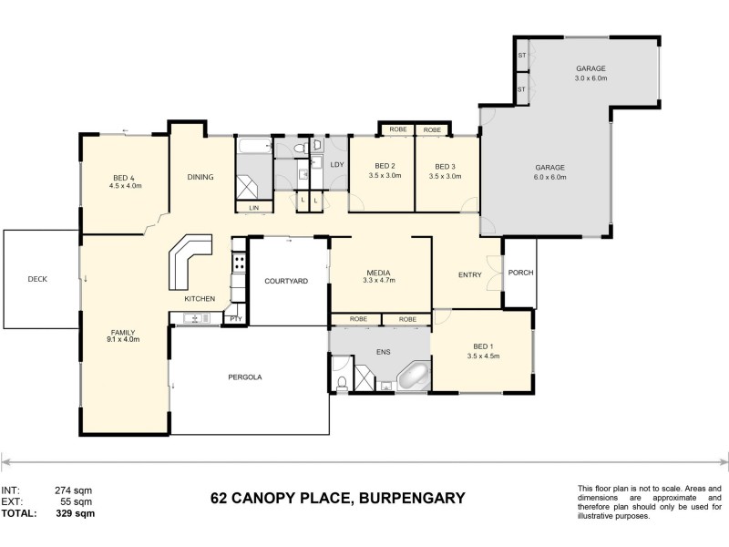 62 Canopy Place, Burpengary QLD 4505 Floorplan