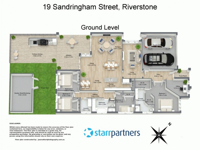 19 Sandringham Street, Riverstone NSW 2765 Floorplan