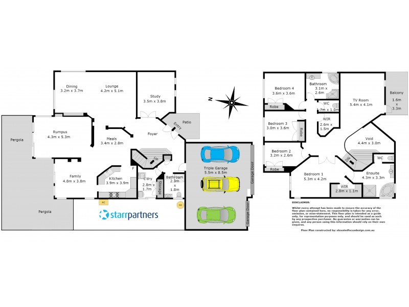 1 Dalton Close, Rouse Hill NSW 2155 Floorplan