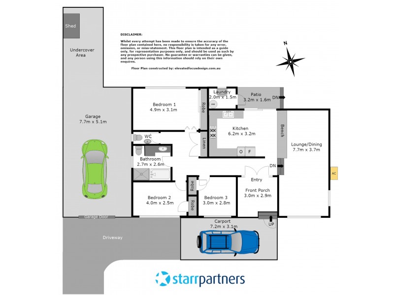 1 Bronte Place, Winston Hills NSW 2153 Floorplan