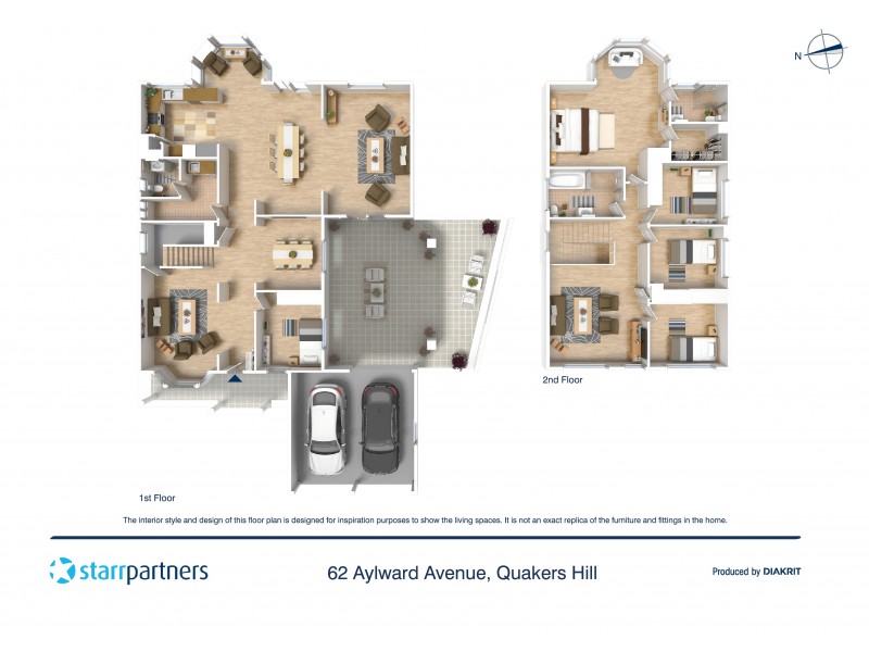 62 Aylward Avenue, Quakers Hill NSW 2763 Floorplan