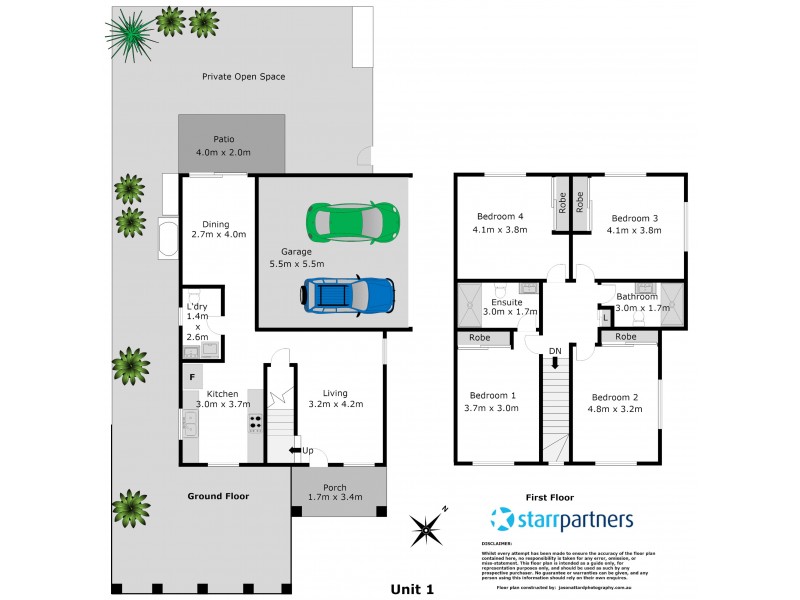 1/43 Church Street, Riverstone NSW 2765 Floorplan