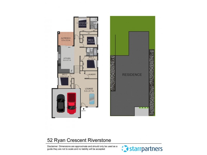 52 Ryan Crescent, Riverstone NSW 2765 Floorplan