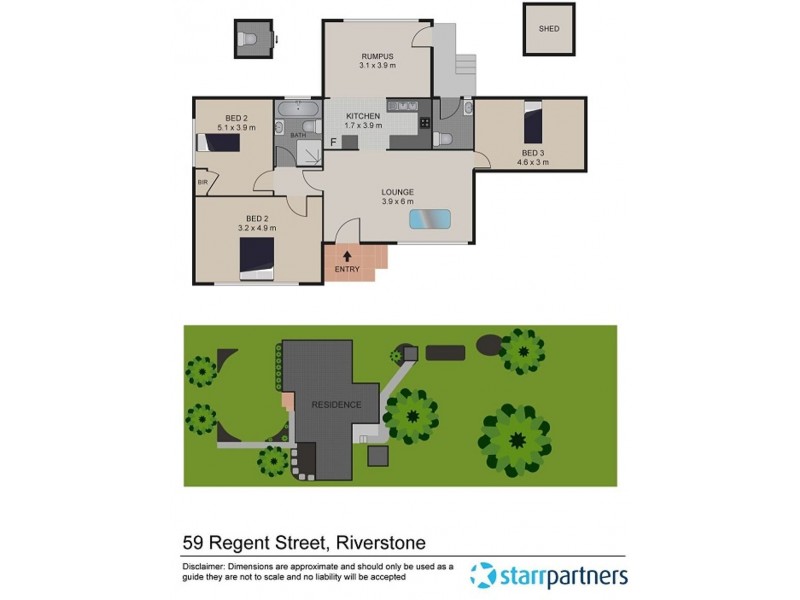 59 Regent Street, Riverstone NSW 2765 Floorplan