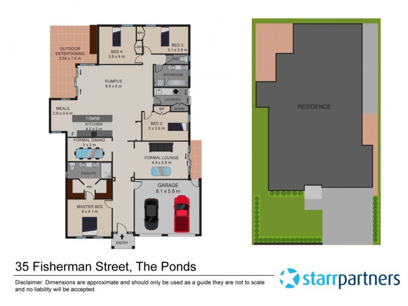 35 Fisherman Street, The Ponds NSW 2769 Floorplan