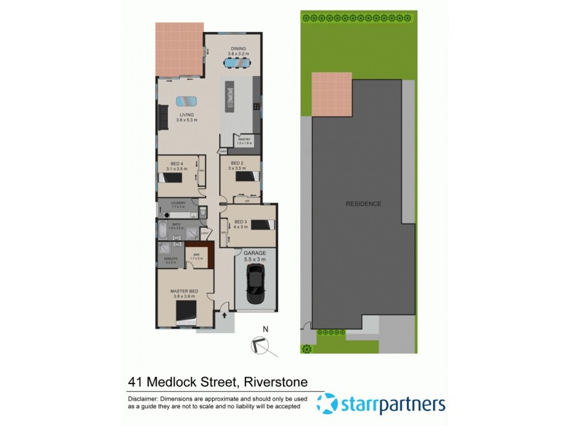 41 Medlock Street, Riverstone NSW 2765 Floorplan