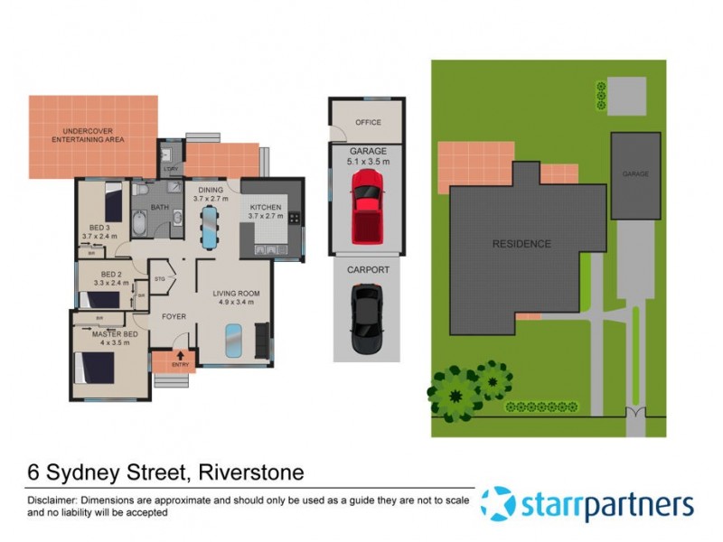 6 Sydney Street, Riverstone NSW 2765 Floorplan