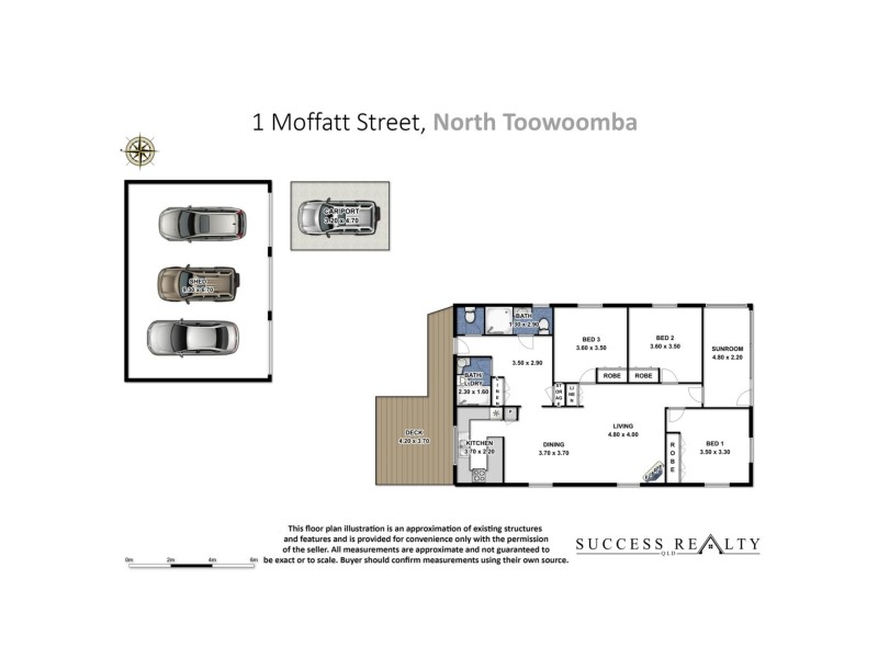 1 Moffatt Street, North Toowoomba QLD 4350 Floorplan