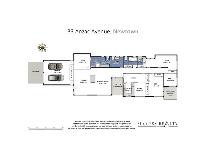 33 Anzac Avenue, Newtown QLD 4350 Floorplan