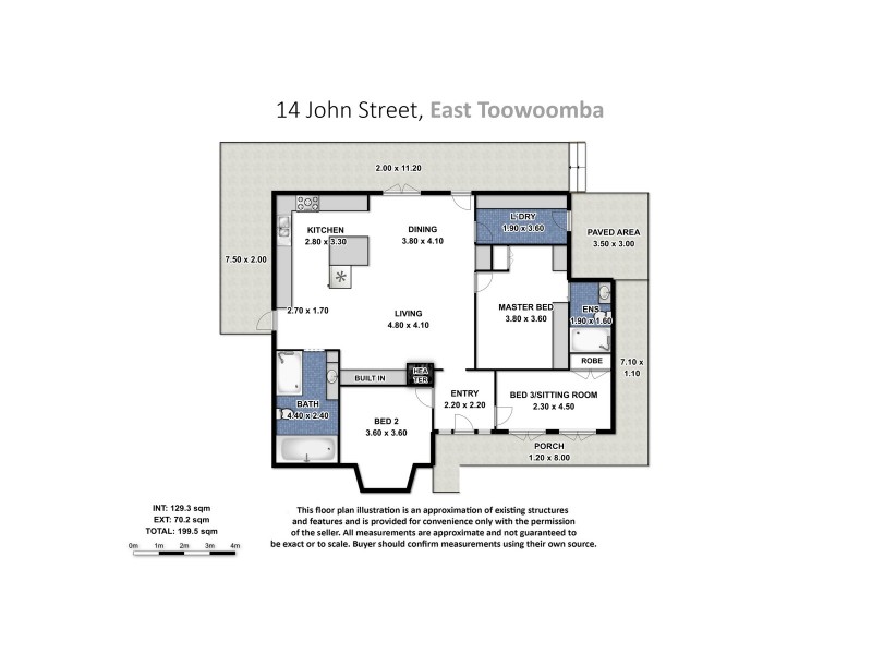 14 John Street, East Toowoomba QLD 4350 Floorplan