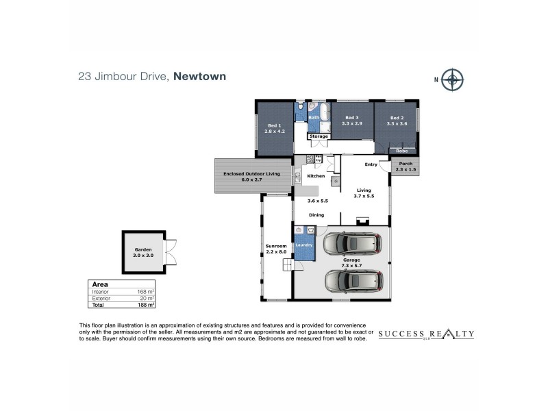 23 Jimbour Drive, Newtown QLD 4350 Floorplan