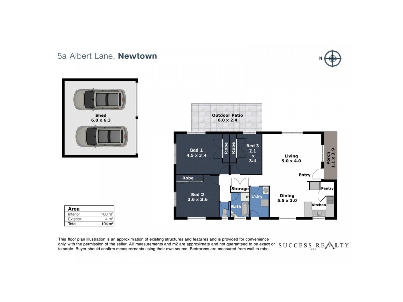 5 Albert Lane, Newtown QLD 4350 Floorplan