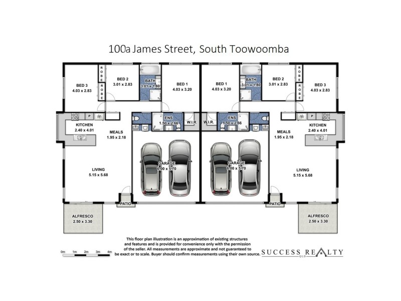 1/100a James Street, South Toowoomba QLD 4350 Floorplan