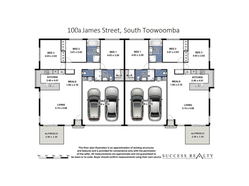 1/100a James Street, South Toowoomba QLD 4350 Floorplan