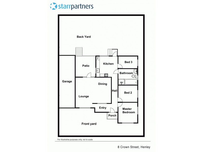 8 Crown Street, Henley NSW 2111 Floorplan