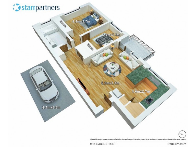 9/15 Isabel Street, Ryde NSW 2112 Floorplan