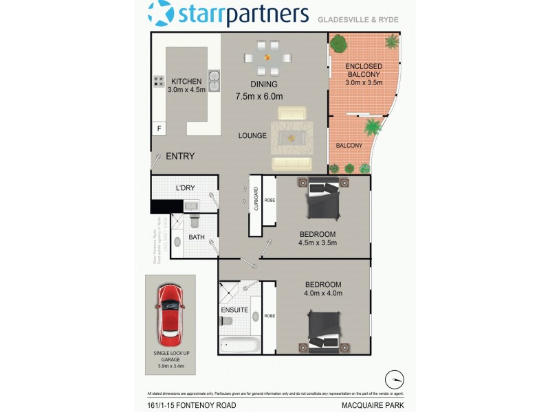 161/1-15 Fontenoy Road, Macquarie Park NSW 2113 Floorplan