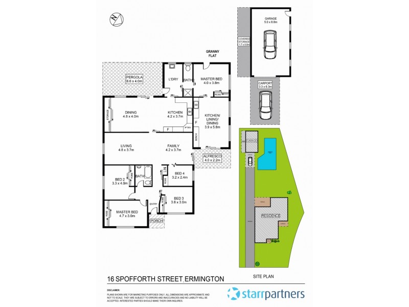 16 Spofforth Street, Ermington NSW 2115 Floorplan