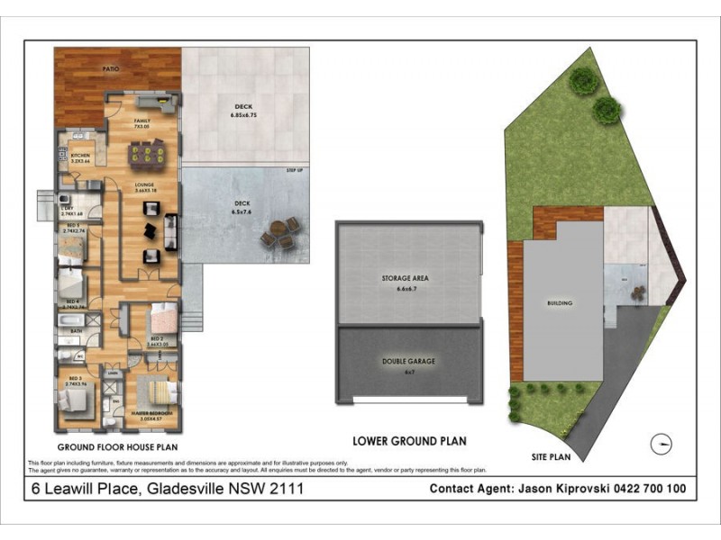 6 Leawill Place, Gladesville NSW 2111 Floorplan