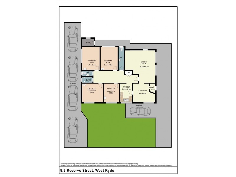 9/3 Reserve Street, West Ryde NSW 2114 Floorplan