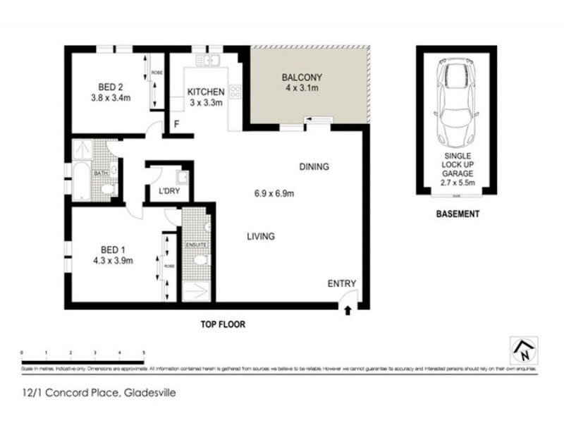 12/1-3 Concord Place, Gladesville NSW 2111