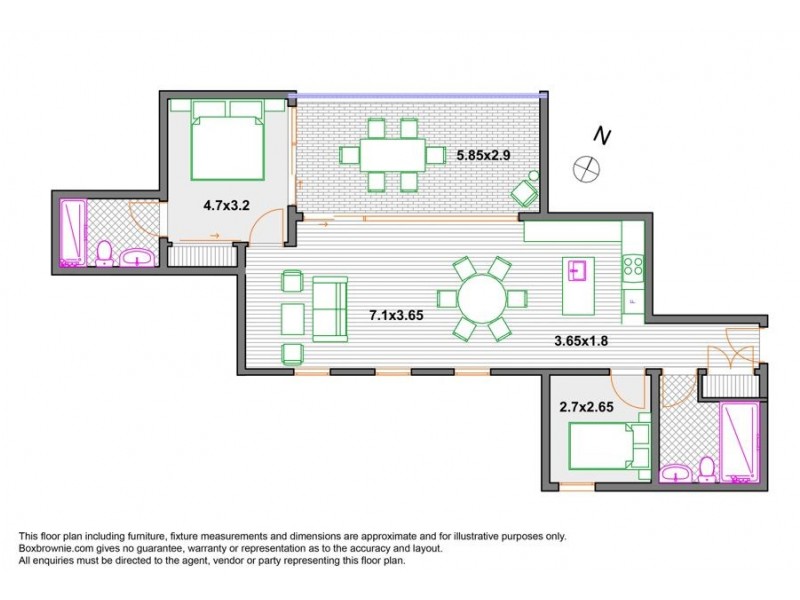 B502 80 Waterloo Road, Macquarie Park NSW 2113 Floorplan