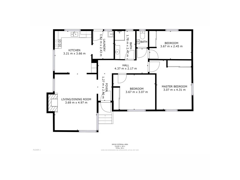 21 Pekurn Crescent, Berriedale TAS 7011 Floorplan