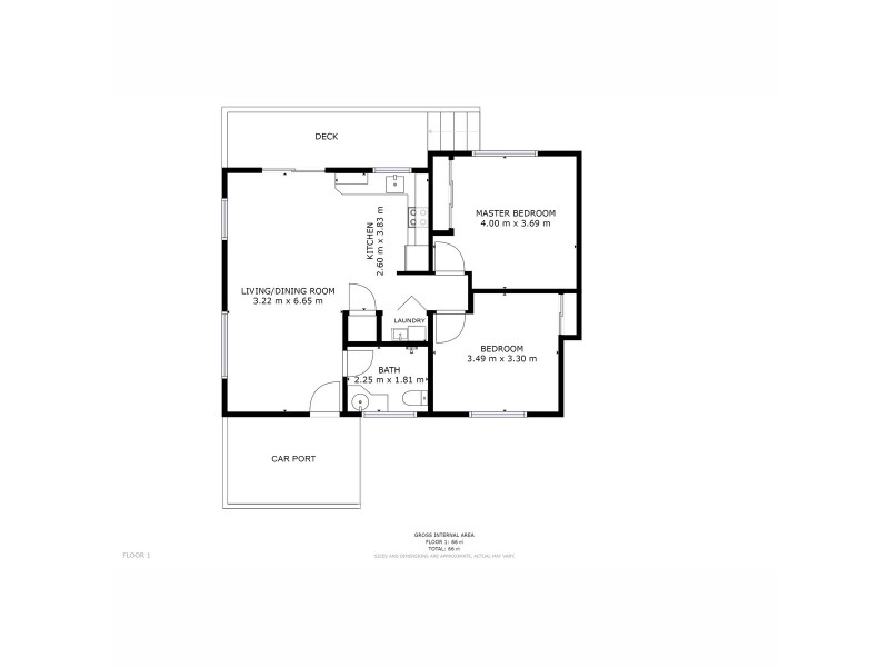 12 Sixth Avenue, West Moonah TAS 7009 Floorplan
