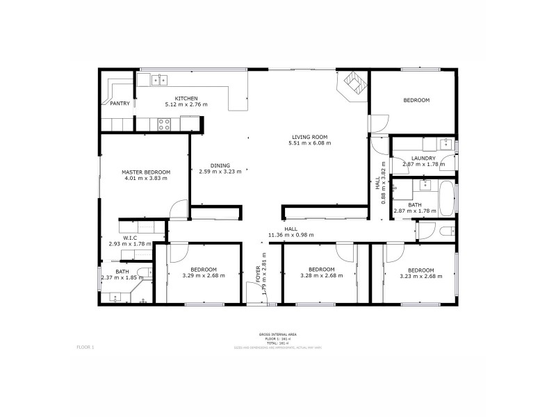 279 Cove Hill Road, Honeywood TAS 7017 Floorplan