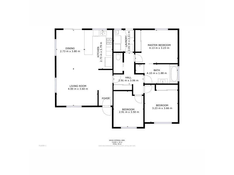 21 Barrob Street, Old Beach TAS 7017 Floorplan