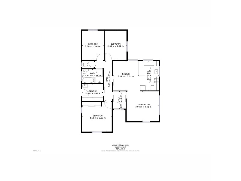 11 Gallahar Place, Bridgewater TAS 7030 Floorplan