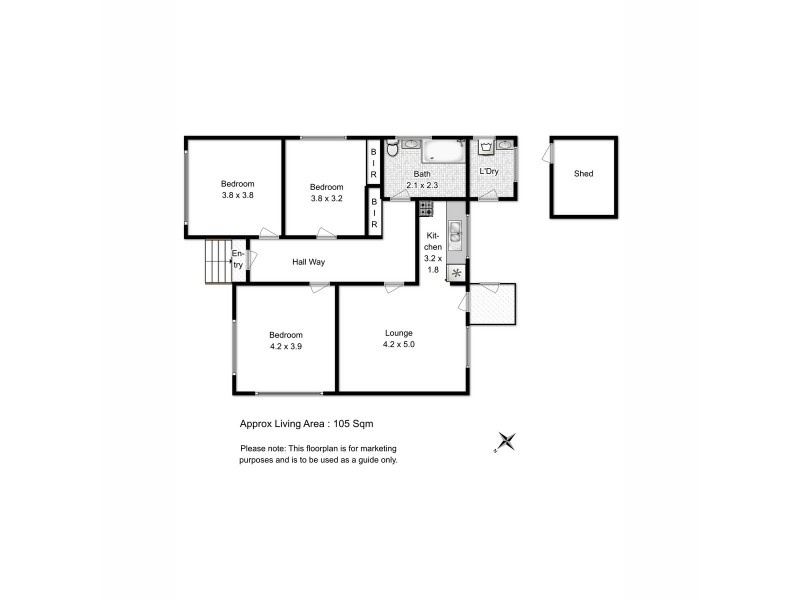 1/24 Herbert Street, Montrose TAS 7010 Floorplan