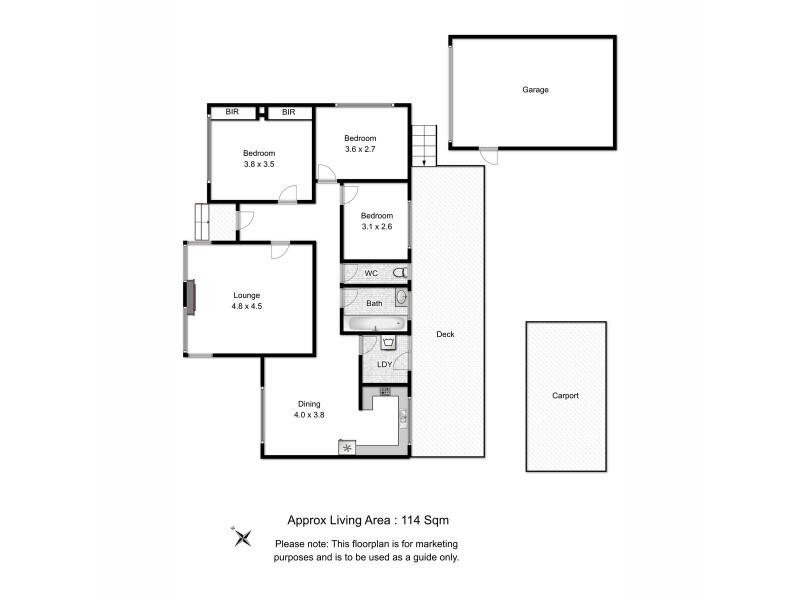1 Paringa Road, Glenorchy TAS 7010 Floorplan