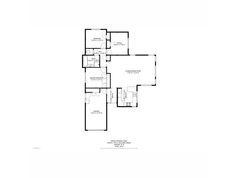 2/9 Brendan Crescent, Austins Ferry TAS 7011 Floorplan